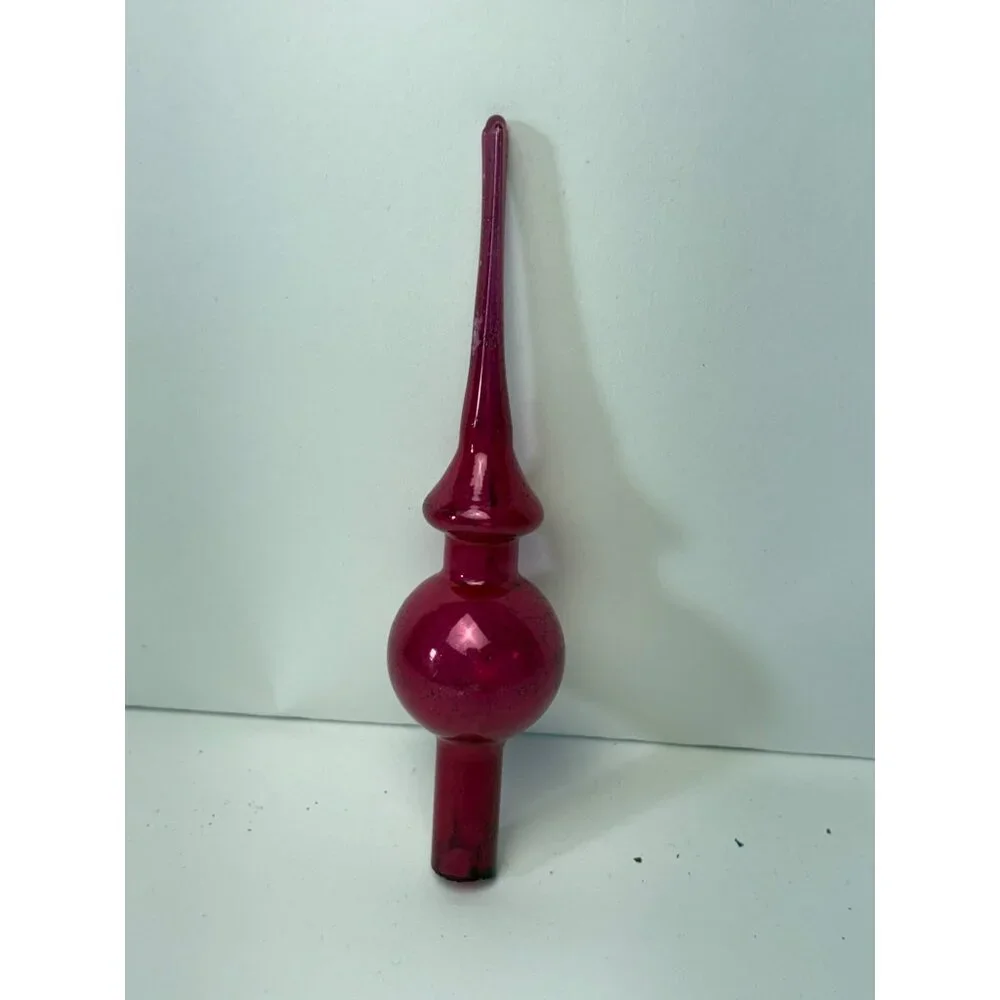 Pink Mercury Glass Miniature Christmas 6.5